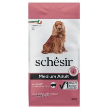 Сухий корм Schesir Dog Medium Adult Ham ШИНКА для собак середніх порід - 12 кг