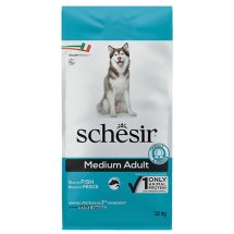 Сухий корм Schesir Dog Medium Adult Fish РИБА для собак Середніх порід - 12 кг