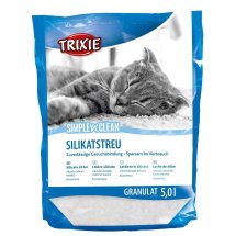 Наповнювач Trixie Simple and Clean для котів сілікагелевий гранули - 5 л