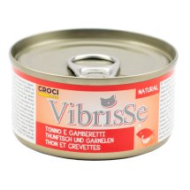 Вологий корм Vibrisse Cat Для котів тунець креветки - 70 г