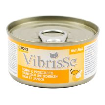 Вологий корм Vibrisse Cat Для котів тунець куряча шинка - 70 г