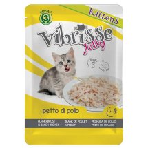 Вологий корм Vibrisse Cat JELLY Для кошенят пауч куряча гудка в желе - 70 г