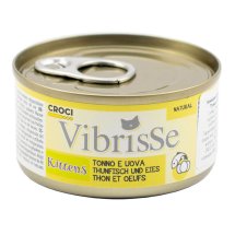 Вологий корм Vibrisse Cat Для кошенят тунець яйця - 70 г