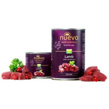 Вологий корм NUEVO Cat SENIOR з ягням та журавлиною для дорослих котів - 200 г