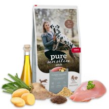 Сухий корм Mera Dog Pure Sensitive fresh meat Truthan&Kartoffel корм для дорослих собак із свіжим м'ясом індички і картоплі; без/зерн - 12.5 кг