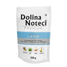 Вологий корм Dolina Noteci Dog Premium Для собак пауч з ягнятиною - 500 г