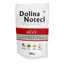 Вологий корм Dolina Noteci Dog Premium Для собак пауч з яловичиною - 500 г