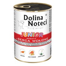 Вологий корм Dolina Noteci Dog Premium Для цуценят з яловичим серцем - 400 г