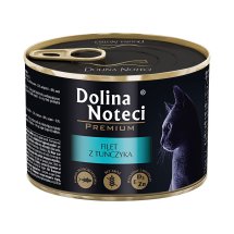 Вологий корм Dolina Noteci Cat Premium Для котів з філе тунця - 185 г