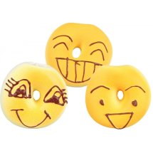 Іграшка Trixie для собак Пончик-смайлик з пискавкою латекс 6 см - 1 шт