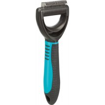 Ковтуноріз Trixie універсальний з дрібними зубцями пластикова ручка 5х18 см - 1 шт