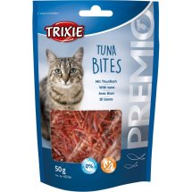 Ласощі Trixie Premio Tuna Bites для котів шматочки з тунцем і куркою - 50 г