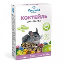 Корм Природа Коктейль Шиншилка для шиншил та інших декоративних гризунів - 500 г