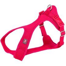 Шлея Trixie для собак Soft м'яка нейлон червона розмір 35-60 см/15 мм - S-M