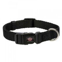 Нашийник Trixie для собак Premium нейлон чорний розмір 25-40 см/15 мм - S