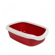 Туалет Природа Comfort M для котів бордо 41х30х13.5 см - 1 шт