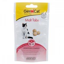 Ласощі вітамінізовані GimCat Every Day Malt Tabs для котів таблетки для виведення шерсті - 40 г