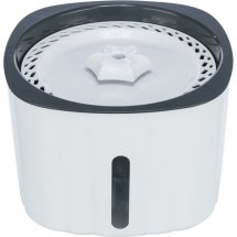 Поїлка-фонтан Trixie Flower для котів білий/сірий пластик 2 л 18.5х13х18.5 см - 1 шт