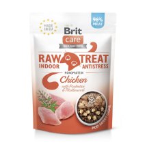 Ласощі Brit Raw Treat Freeze-dried Indoor and Antistress для домашніх котів для заспокоєння курка - 40 г