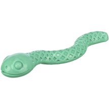 Іграшка Trixie для собак Змія для ласощів термопластична гума зелена - 27 см
