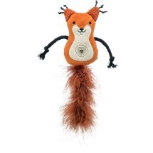 Іграшка Trixie для котів Білка плюш з пір ям і котячою м ятою 24 см - 1 шт