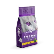 Наповнювач бентонітовий Catfun з ароматом лаванди 5 л - 5 л