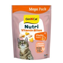 Вітаміни GimCat NUTRI VITAMIN BITES CHICKEN для котів мультивітамін з куркою - 425 г