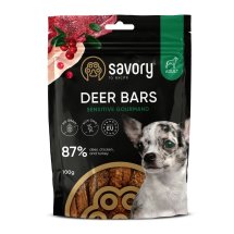 Джерки Savory Bars With Venison, батончики з олениною - 100 г