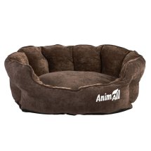 Лежак AnimAll Royal Velours M CHOCOLATE 53х47х21 - 1 шт