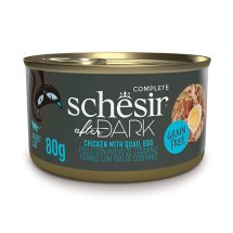 Вологий корм Schesir Cat After Dark Chicken With Quail Egg КУРКА З ПЕРЕПЕЛИНИМ ЯЙЦЕМ в бульйоні для котів - 80 г