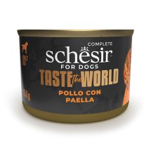 Вологий корм Schesir Dog Taste the World Chicken With Paella КУРКА З ПАЕЛЬЄЮ в бульйоні для собак - 150 г