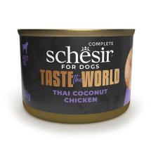 Вологий корм Schesir Dog Taste the World Chicken Thai Coconut КУРКА ПО-ТАЙСЬКИ в бульйоні для собак - 150 г