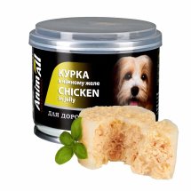 Вологий корм Animall Dog з куркою в желе для собак - 195 г