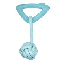 Іграшка для собак Animall GriZzly Baby Акула з канатом 15.8х10.2х2.8 см - М'ята