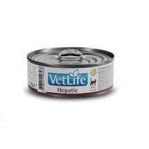 Вологий корм Farmina Cat Vet Life HEPATIC для котів при хронічній печінковій недостатності - 85 г