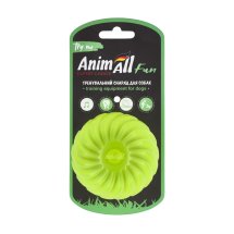 Іграшка для собак AnimAll Fun м'яч хвиля з пищалкою 75 мм - Жовтий