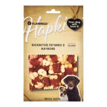 Ласощі Flamingo Dog Бісквітне печиво з качкою для собак - 75 г