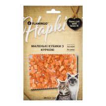 Ласощі Flamingo Cat Маленькі кубики з куркою для котів - 50 г