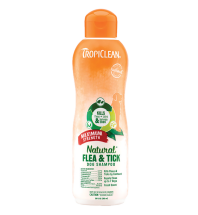 Шампунь TropiClean Flea & Tick "Максимальна сила" від бліх і кліщів для собак - 592 мл
