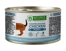 Вологий корм Nature's Protection Dog PUPPY STARTER MOUSSE CHICKEN для цуценят стартер з куркою - 200 г