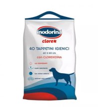 Пелюшки Indorina Clorex Tappetini - з хлоргексидином, 60х90 см - 40 шт