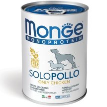 Вологий корм Monge Dog SOLO для собак 100% курка - 400 г