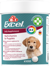 Вітаміни 8in1 Excel Multi Vitamin Puppy для цуценят та молодих собак мультивітамін - 100 таб