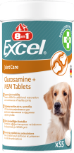 Вітаміни 8in1 Excel Glucosamine + MSM для цуценят та дорослих собак для суглобів - 55 таб