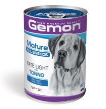 Вологий корм Gemon Dog Wet Adult Light для собак паштет з тунцем - 400 г