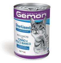 Вологий корм Gemon Cat Adult для котів тунець та океанічна риба - 415 г