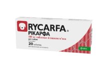 Таблетки Рікарфа протизапальні для собак зі смаком м'яса 20 таб - 100 мг