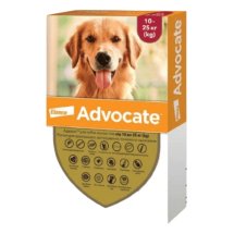 Краплі АДВОКАТ для собак 10-25 кг від бліх кліщів і глистів - 1 піпетка