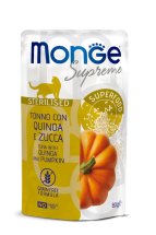 Вологий корм Monge Cat Sterilised для стерилізованих котів тунець з кіноа та гарбузом - 80 г