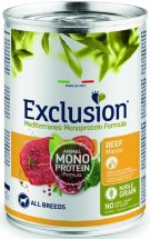 Вологий корм Exclusion Dog Adult Beef для дорослих собак всіх порід з яловичиною - 400 г